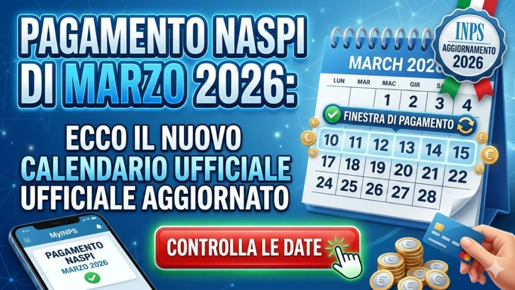 Pagamento NASpI di Marzo 2026